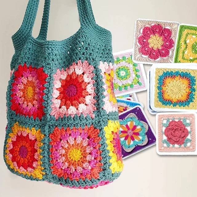 【50 Mix & Match Designs】The Granny Square Card Deck