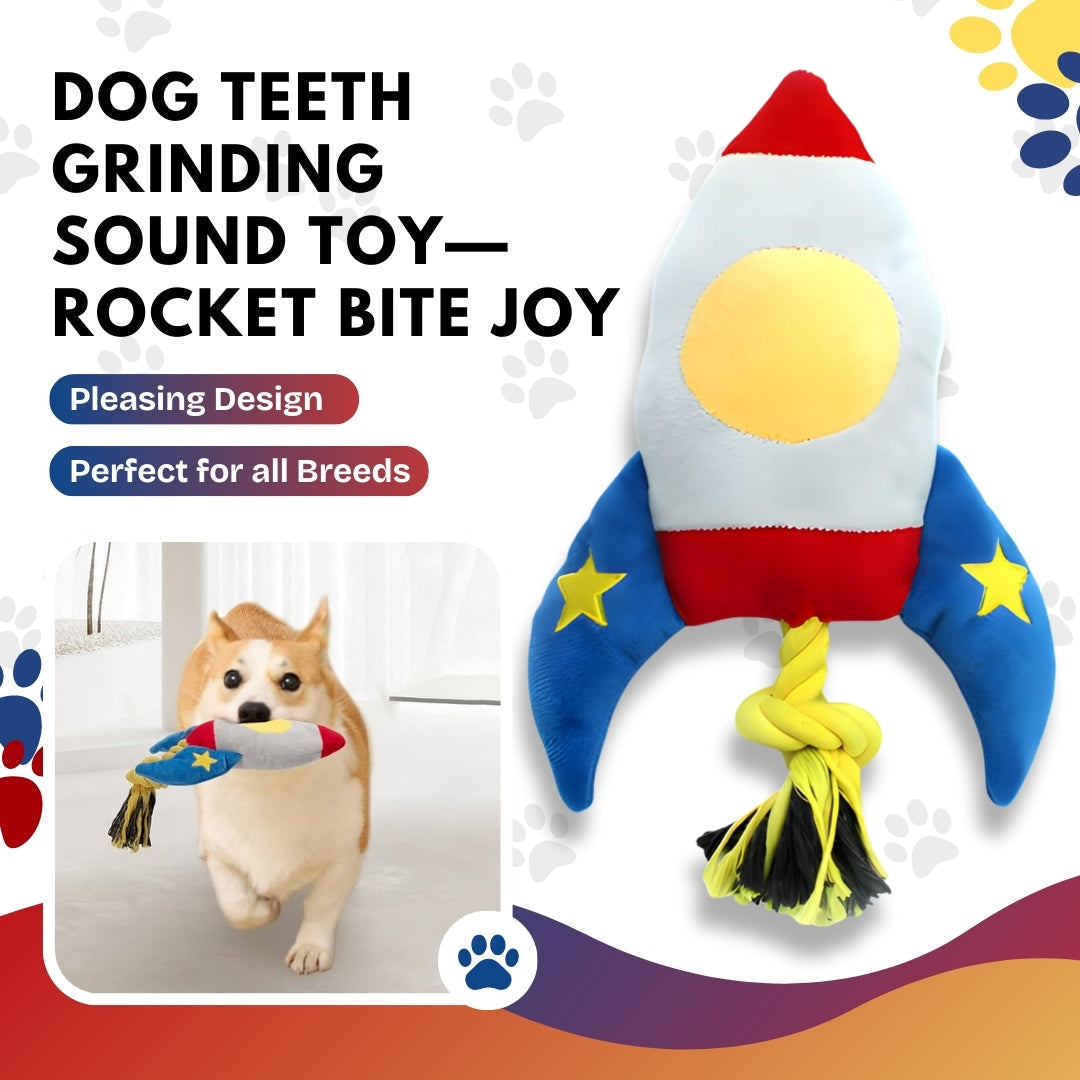 Dog Teeth Grinding Sound Toy——Rocket Bite Joy